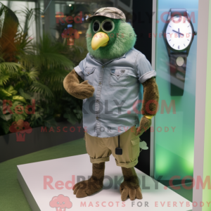 Forest Green Kiwi maskot...