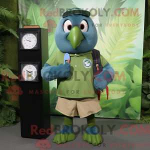 Forest Green Kiwi mascot...