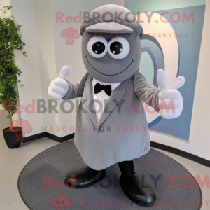 Grå forlovelsesring maskot...