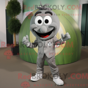 Grå forlovelsesring maskot...
