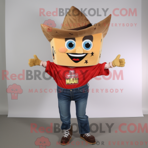 Nachos maskotdraktfigur...