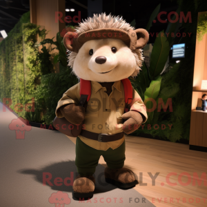 Hedgehog maskot drakt...