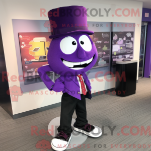 Postava maskota Purple...