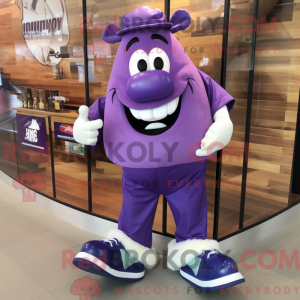 Disfraz de mascota Purple...