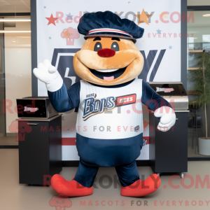 Navy Bbq Ribs mascot...