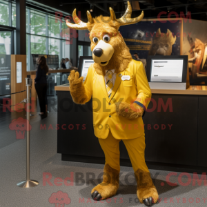 Máscara Gold Irish Elk com...