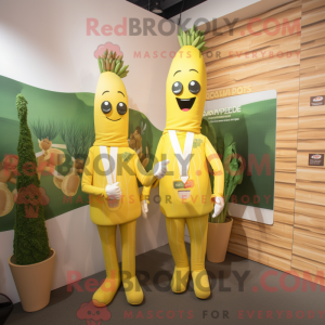 Gold Asparges maskot...