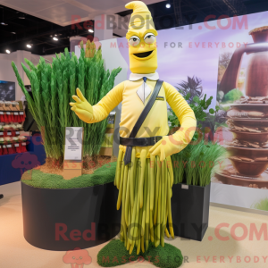 Gold Asparagus mascot...