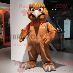 Rust Eagle-mascottekostuum...