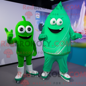 Postava maskota Green Pair...