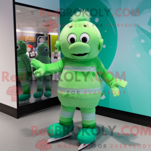 Postava maskota Green Pair...
