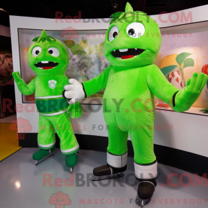 Postava maskota Green Pair...