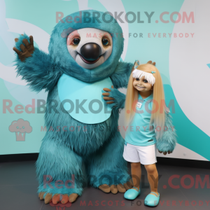 Disfraz de mascota Teal...