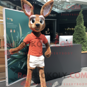 Rust Roe Deer mascot...