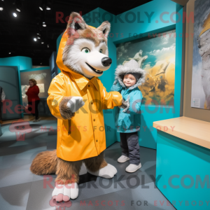 Wolf Maskottchen Kostüm...