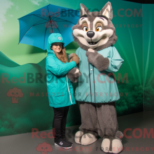 Costume mascotte de loup...