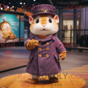 Hamstermaskotdräkt med kappa och basker - Hamstermaskotar - REBROKO_364363 - RedBrokoly.com