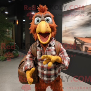 Rust Hens maskotdraktfigur...