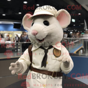 Mascotte de Rat blanc...