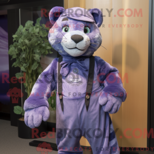 Lavender Panther mascotte...