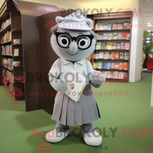 Grå Golf Bag maskot kostyme...