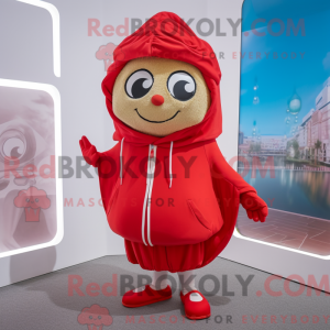 Red Oyster mascot costume...