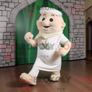 Krémová postava maskota z...