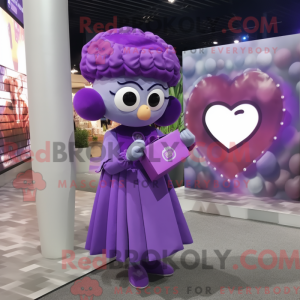 Purple Love Letter máscara...
