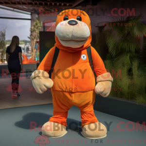 Costume mascotte de morse...