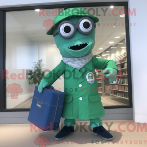 Green Doctor maskot kostyme...