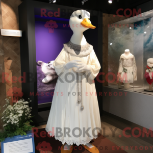 Goose maskot drakt karakter...