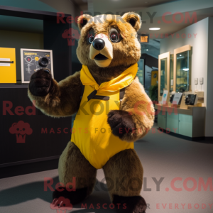Mascot character of a...