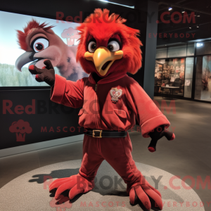 Mascot character of a Red...