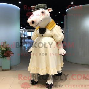 Mascot character of a Cream...