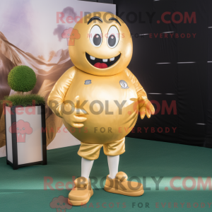 Mascot character of a Gold...
