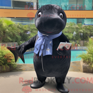Mascot character of a Black...