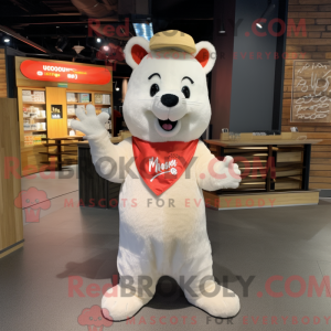 Mascot character of a Cream...