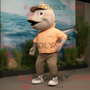 Mascot karakter van een Tan...