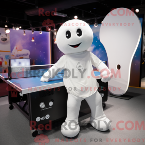 Mascot character of a White...