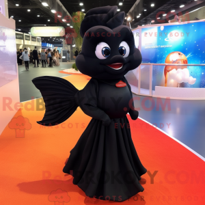 Mascot character of a Black...