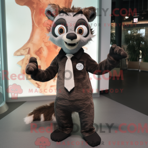 Maskotkarakter av en lemur...