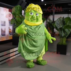 Personagem de mascote Lime...