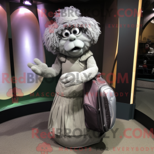 Mascot character of a Gray...