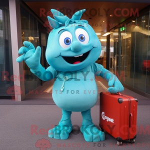 Mascot karakter van een...