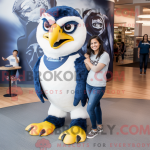 Mascot character of a Navy...