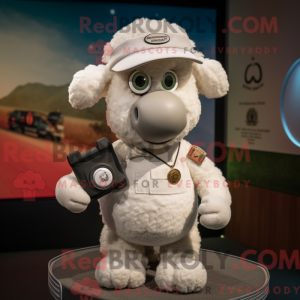 Mascot character of a White...