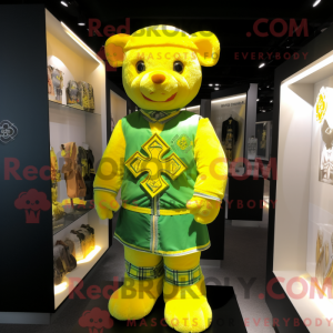 Mascot karakter van een...