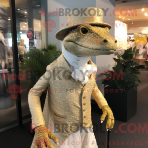 Maskottchen eines goldenen...
