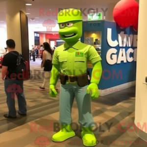 Mascot karakter van een...