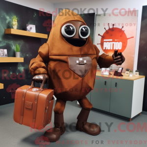 Mascot character of a Rust...
